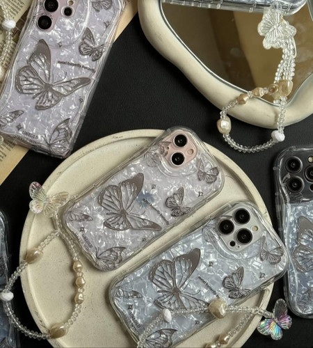 قاب فانتزی پروانه یخی همراه آویز