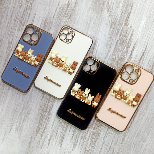 گارد گوشی خرگوشی دور طلایی