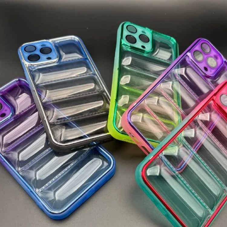 قاب گوشی شفاف محافظ لنزدار