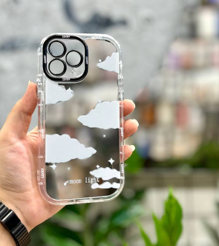 گارد گوشی مدل آینه ای طرح ابر