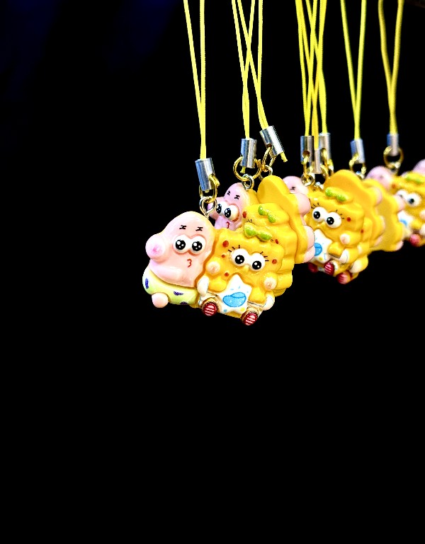 آویز گوشی موبایل طرح باب اسفنجی و پاتریک