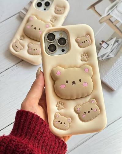 قاب سیلیکونی پاپسوکتدار خرسی